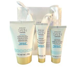Mary Kay Satin Hands MINI Travel Size Scrub Softener Cream Fragrance Free NEW